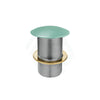 Fienza Ceramic Cap Pop-Up Waste 32Mm No Overflow Matte Green Basin Pop Up Wastes