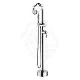 Fienza Eleanor Floor Mixer & Shower Chrome / Round Mounted Bath Mixers