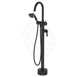 Eleanor Floor Mixer & Shower Black / Black