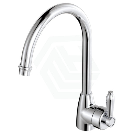 Eleanor Gooseneck Sink Mixer, Chrome / Chrome