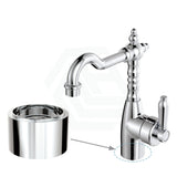 Fienza Eleanor Shepherds Crook Basin Mixer Chrome / Short Mixers