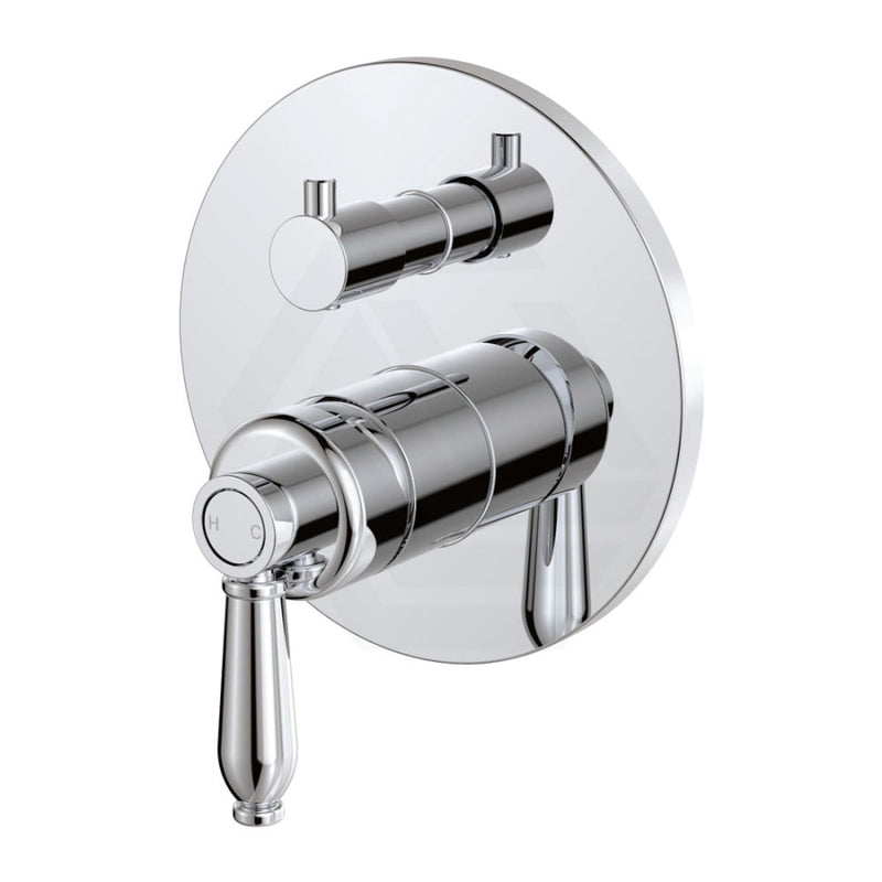 Eleanor Wall Diverter Mixer, Chrome / Chrome