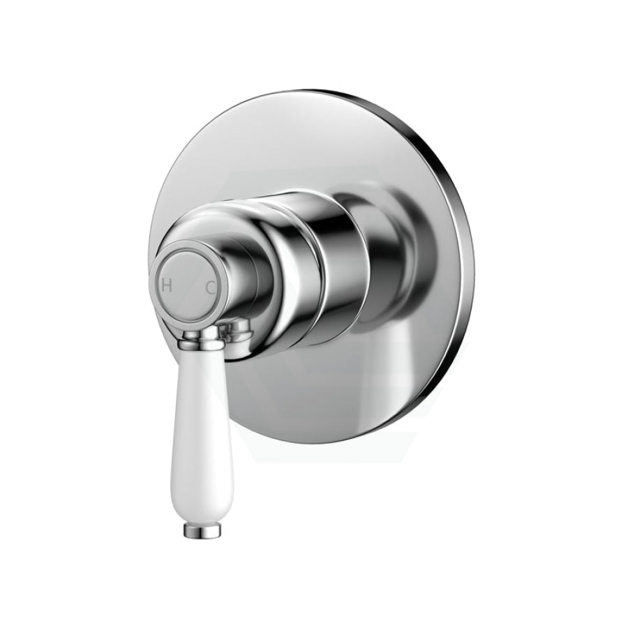 Fienza Eleanor Wall Mixer Chrome/Ceramic Handle Chrome Mixers