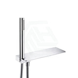 Fienza Empire Chrome Hand Shower With Integrated Shelf Rail Handheld