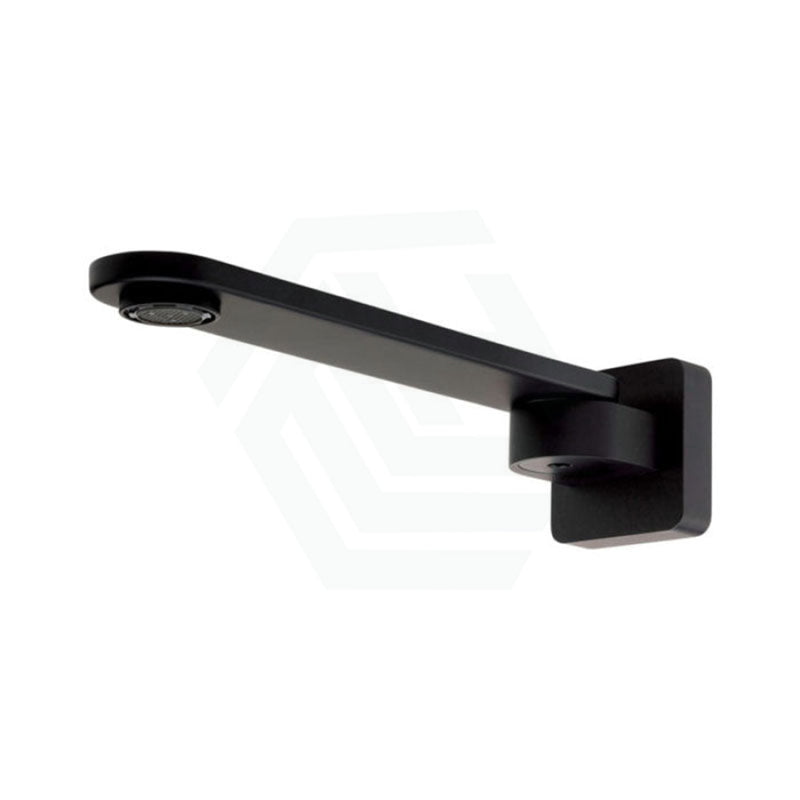 Fienza Empire Matt Black Slim Swivel Solid Brass Bath Spout