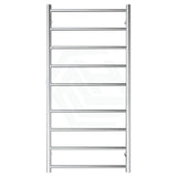 Fienza Isabella Chrome Heated Towel Rail 600 X 1200Mm 9 Bars Rails