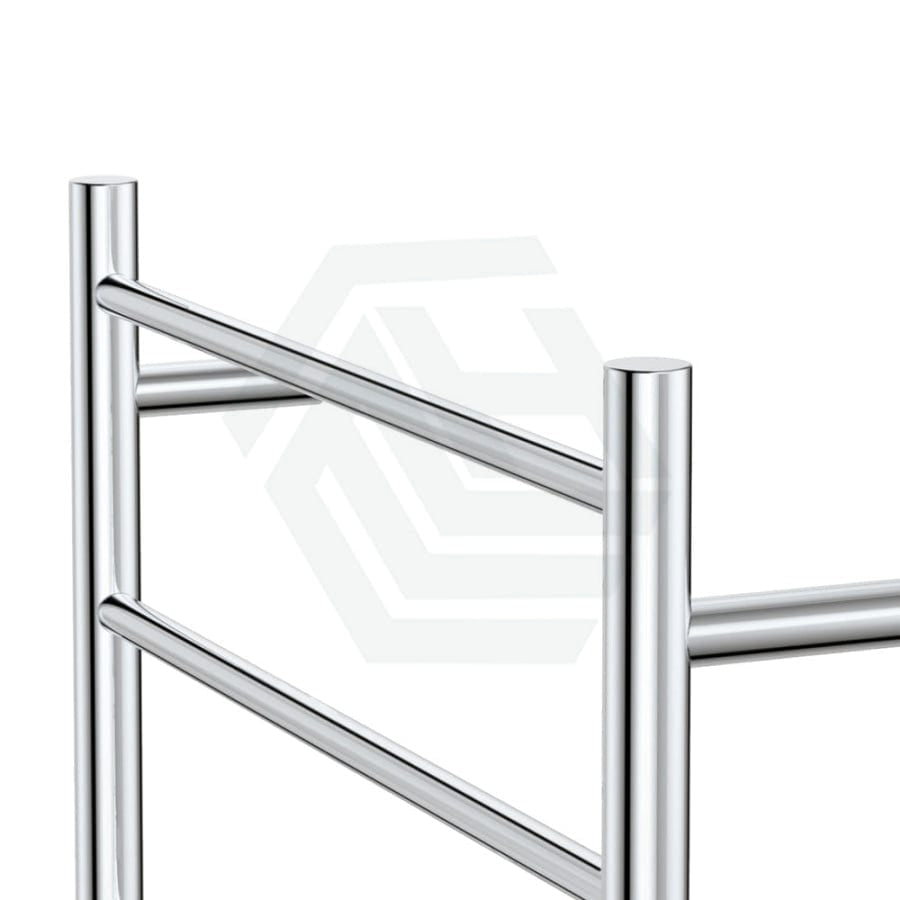 Fienza Isabella Chrome Heated Towel Rail 600 X 1200Mm 9 Bars Rails