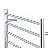 Fienza Isabella Chrome Heated Towel Rail 600 X 1200Mm 9 Bars Rails