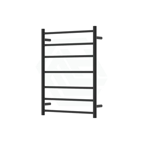 Fienza Isabella Matte Black Heated Towel Rail 7/8/9 Bars 7 Bars(600X800Mm) Rails