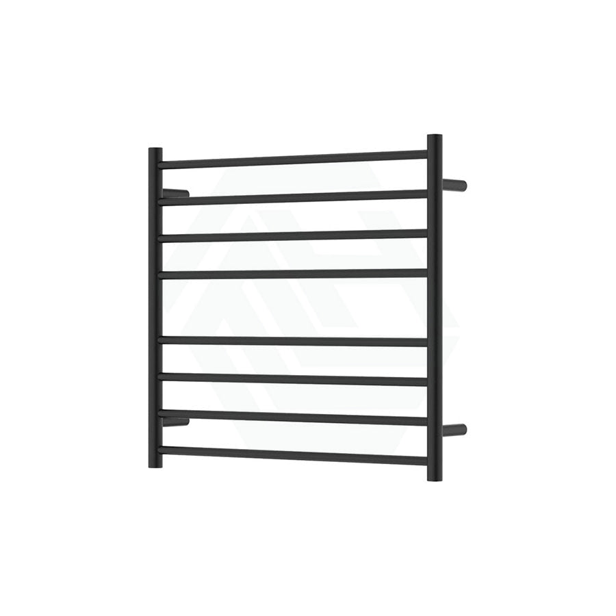 Fienza Isabella Matte Black Heated Towel Rail 7/8/9 Bars 8 Bars(750X700Mm) Rails