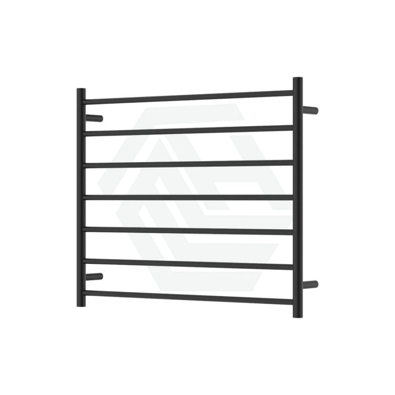 Fienza Isabella Matte Black Heated Towel Rail 7/8/9 Bars 7 Bars(900X750Mm) Rails