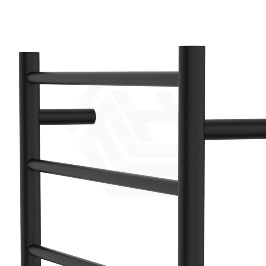 Fienza Isabella Matte Black Heated Towel Rail 7/8/9 Bars Rails