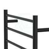 Fienza Isabella Matte Black Heated Towel Rail 7/8/9 Bars Rails