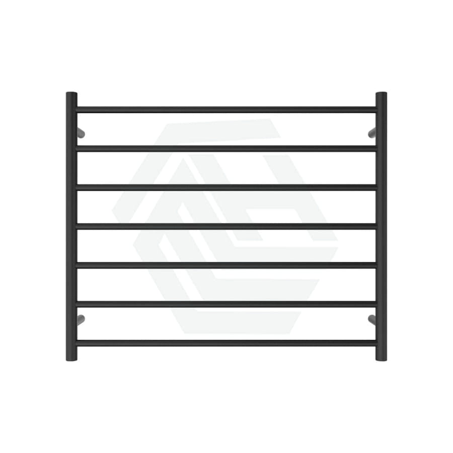 Fienza Isabella Matte Black Heated Towel Rail 7/8/9 Bars Rails