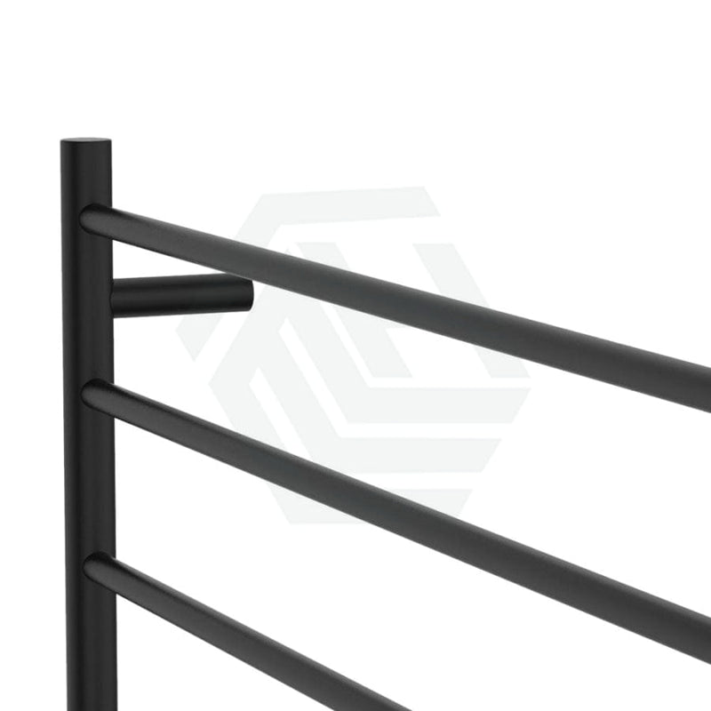 Fienza Isabella Matte Black Heated Towel Rail 7/8/9 Bars Rails