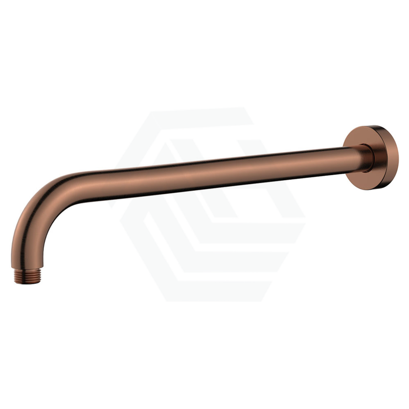 Fienza Kaya 400Mm Round Brushed Copper Shower Arm Arms