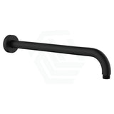 Fienza Kaya 400Mm Round Matt Black Shower Arm Arms