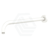 Fienza Kaya 400Mm Round Matt White Shower Arm Arms