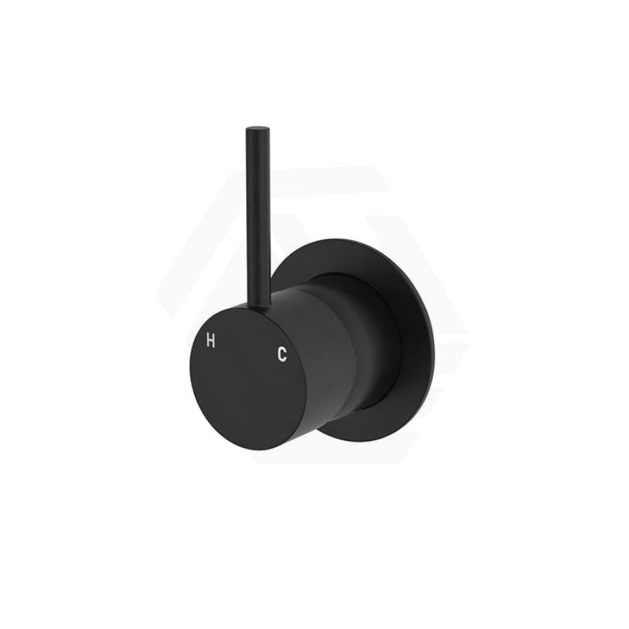 Fienza Kaya 65mm Wall Mixer Matt Black for Shower and Bathtub