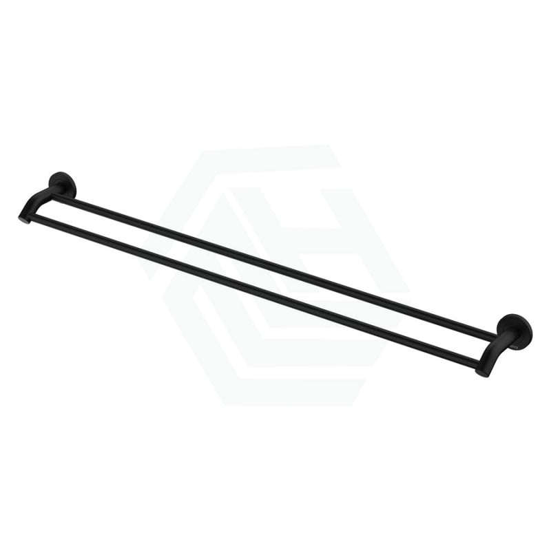 Fienza Kaya 900mm Double Towel Rail, Matte Black