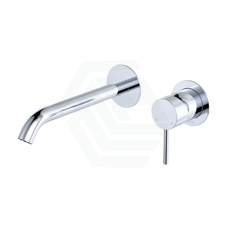 Fienza Kaya Chrome Basin/Bath Wall Mixer Dress Kit Only Round Plates 200Mm Outlet