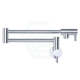 Fienza Kaya Chrome Extendable Arm Kitchen Pot Filler Mixer Cold Water Only Swivel Sink Mixers