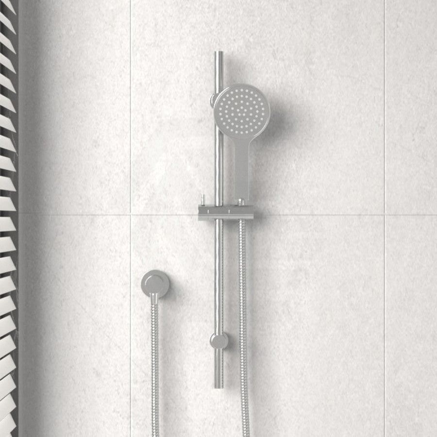 Fienza Kaya Chrome Shower Rail With Handheld