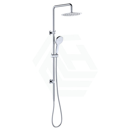 Fienza Kaya Chrome Twin Shower Top Water Inlet Showers