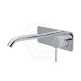 Fienza Kaya Wall Basin/Bath Mixer With Spout 200Mm Chrome Mixers With