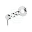 Fienza Kaya Chrome Wall Mixer Dress Kit Only Large Round Plate Tap Accessories