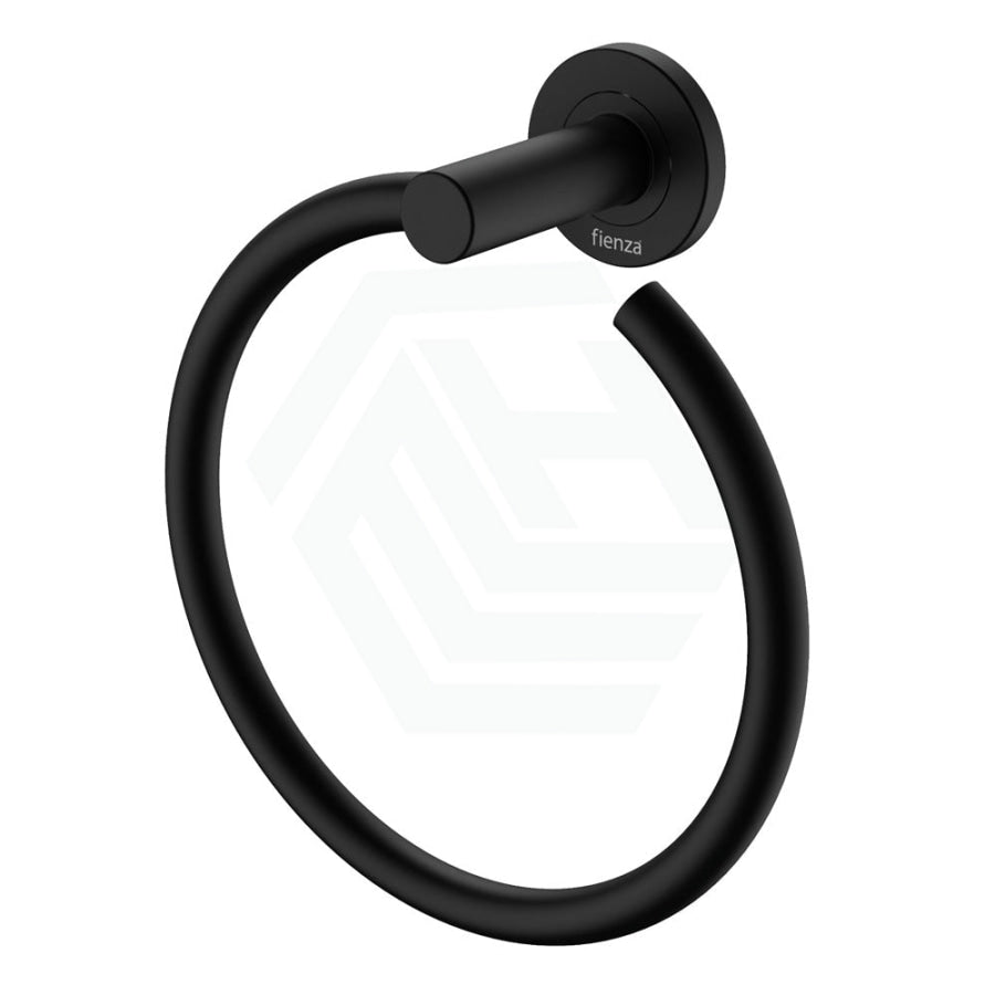 Fienza Kaya Hand Towel Ring, Matte Black