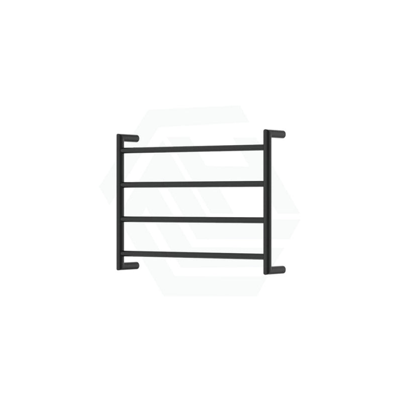 Fienza Kaya Heated Towel Rail 600Mm 4/6/9 Bars Matt Black Rails