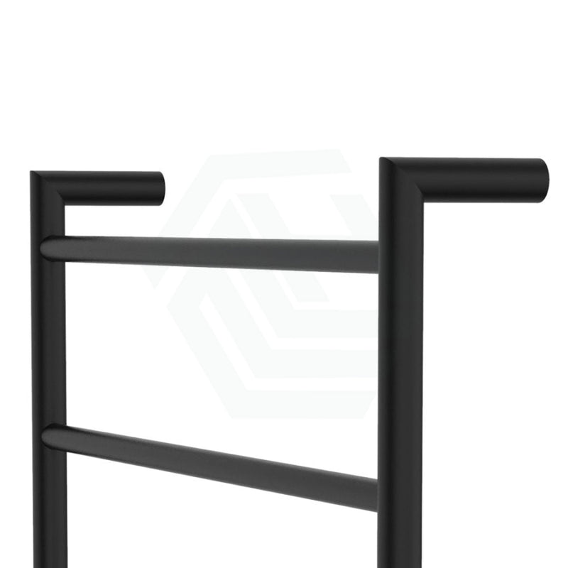 Fienza Kaya Heated Towel Rail 600Mm 4/6/9 Bars Matt Black Rails