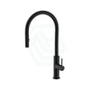 Fienza Kaya Matt Black Brass 360 Swivel Pull Out Kitchen Sink Mixer Tap Mixers