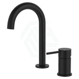 Fienza Kaya Matt Black Hob Mounted Mixer Set for Basin and Bath