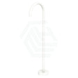 Fienza Kaya Matt White Floor Mounted Bath Outlet Round Mixers