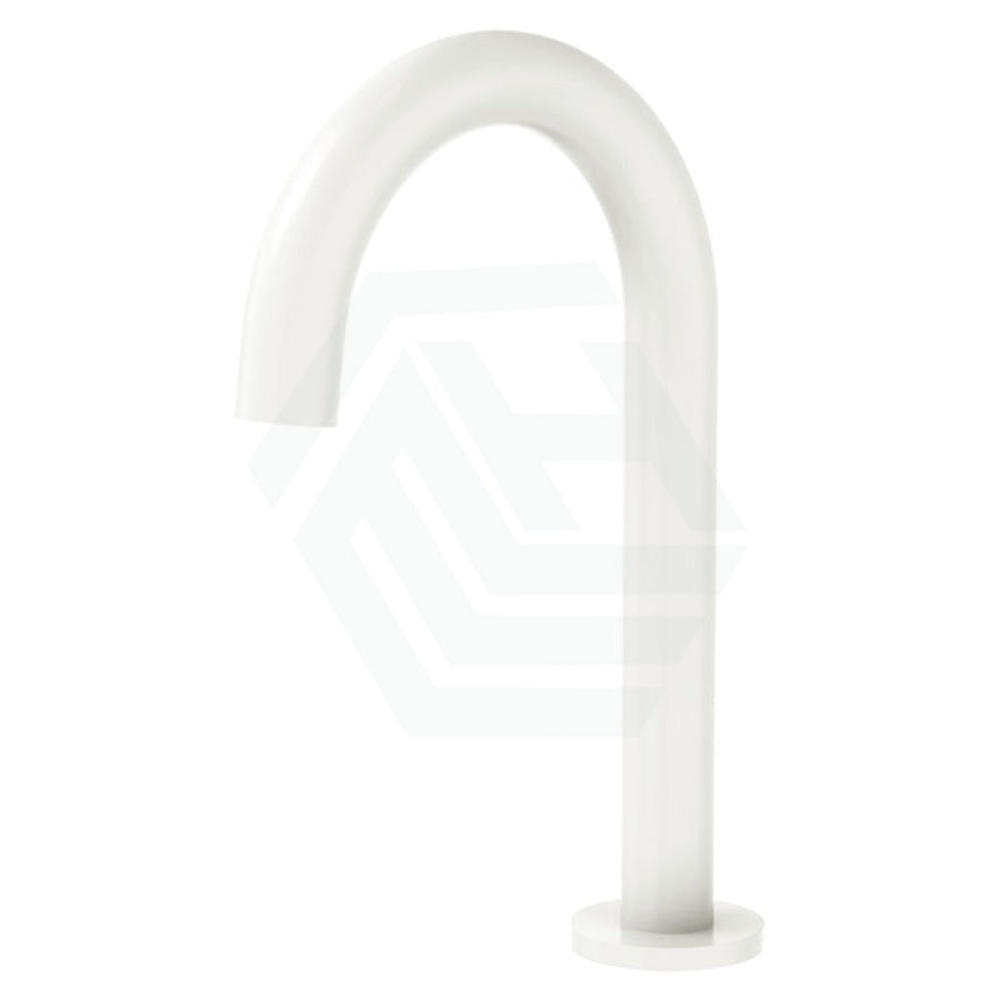 Fienza Kaya Matt White Hob-Mounted Fixed Basin/Bath Outlet Water Spouts