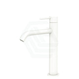 Fienza Kaya Medium Basin Mixer Matt White Tall Mixers