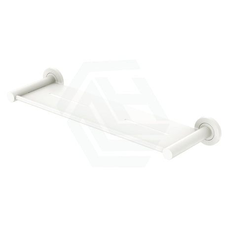 Fienza Kaya Shower Shelf Matt White Back To Wall Bathroom Shelves