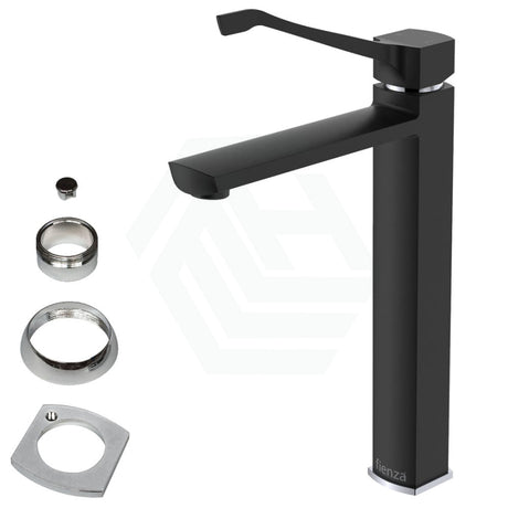 Fienza Koko Care Tall Basin Mixer Matt Black Special Needs