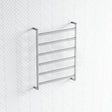 Fienza Koko Heated Towel Rail 600Mm 4/6/9 Square Bars Chrome Rails