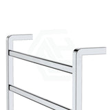 Fienza Koko Heated Towel Rail 600Mm 4/6/9 Square Bars Chrome Rails