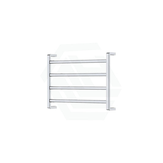 Fienza Koko Heated Towel Rail 600Mm 4/6/9 Square Bars Chrome Rails