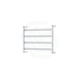 Fienza Koko Heated Towel Rail 600Mm 4/6/9 Square Bars Chrome Rails