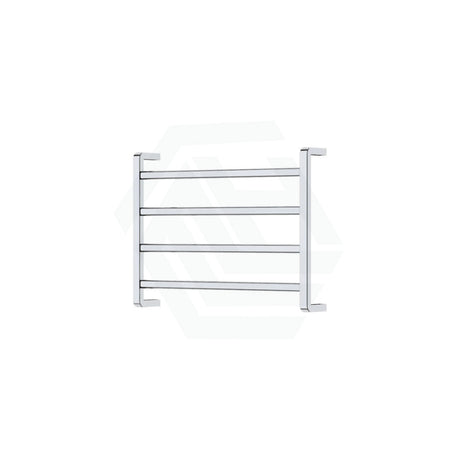 Fienza Koko Heated Towel Rail 600Mm 4/6/9 Square Bars Chrome Rails