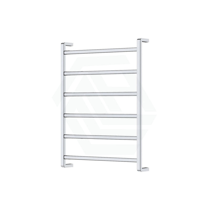 Fienza Koko Heated Towel Rail 600Mm 4/6/9 Square Bars Chrome Rails