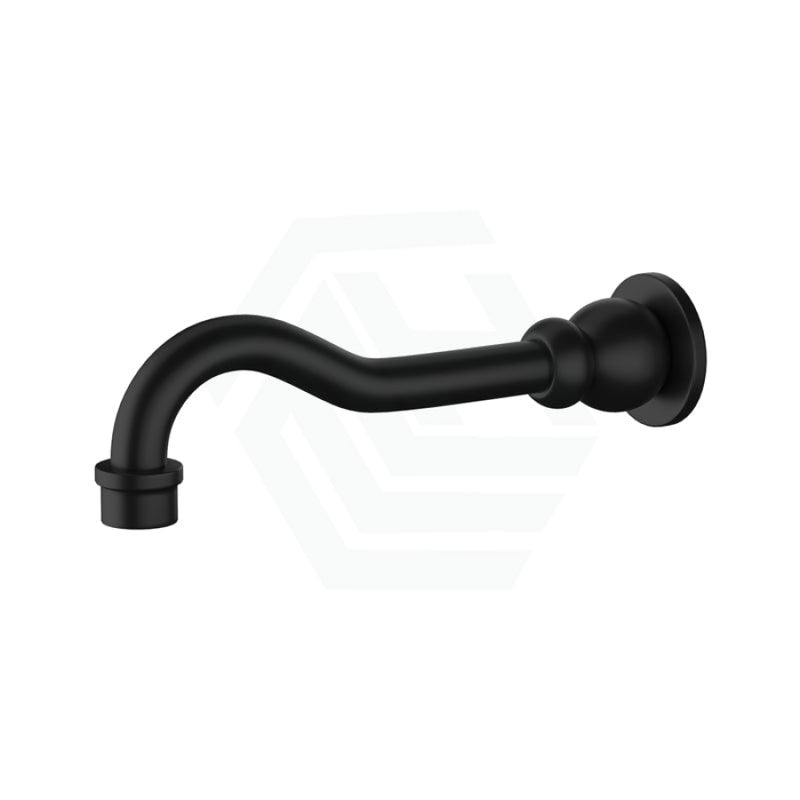 Fienza Lillian Basin/Bath Outlet Matte Black Wall Spouts