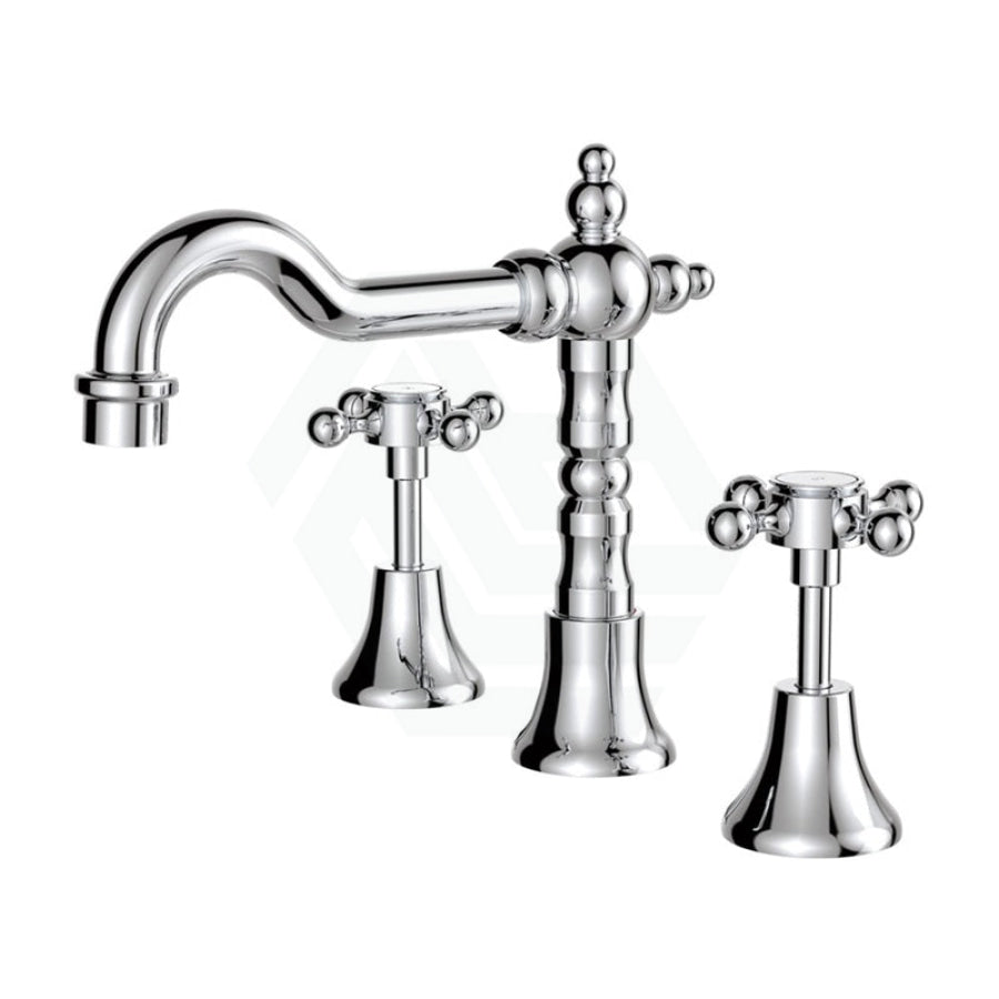 Fienza Lillian Basin Set Polished Chrome Bath/Basin Tap Sets