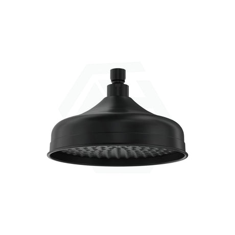 Fienza Lillian Brass Swivel Rain Shower Head Matt Black Heads