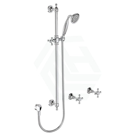 Fienza Lillian Chrome Rail Shower Set